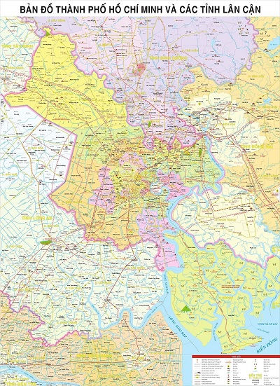 Bản đồ hành chính thành phố hồ chí minh khổ lớn ở đâu?
