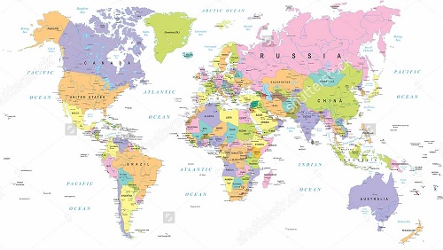 Mua bản đồ thế giới khổ lớn ở đâu uy tín