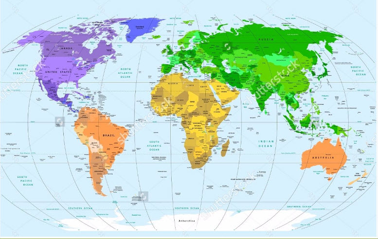 Mua bản đồ thế giới khổ lớn ở đâu tin cậy nhất?