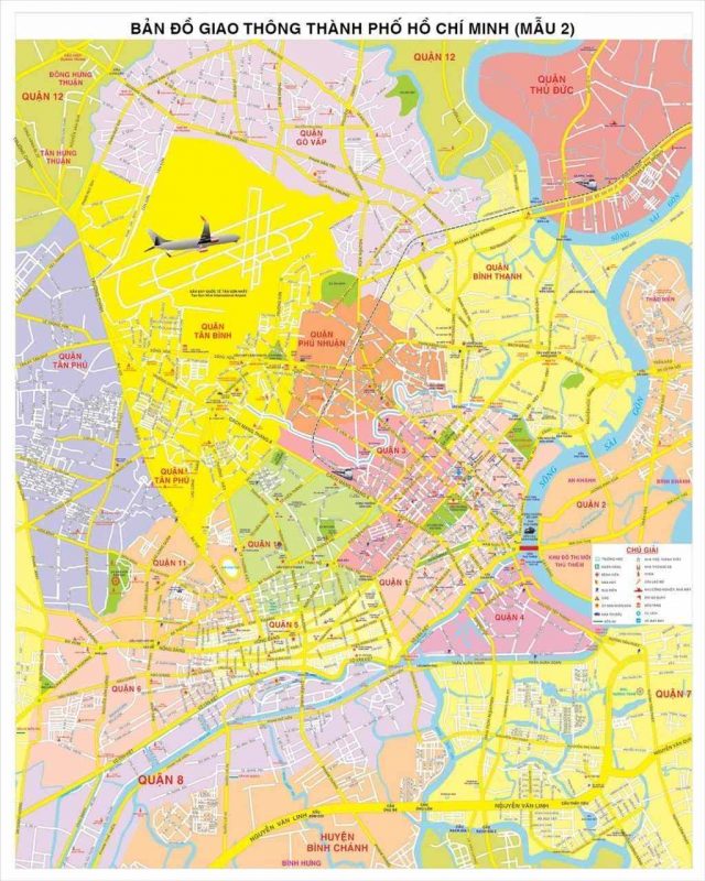 Cần mua bản đồ giao thông thành phố Hồ Chí Minh khổ lớn