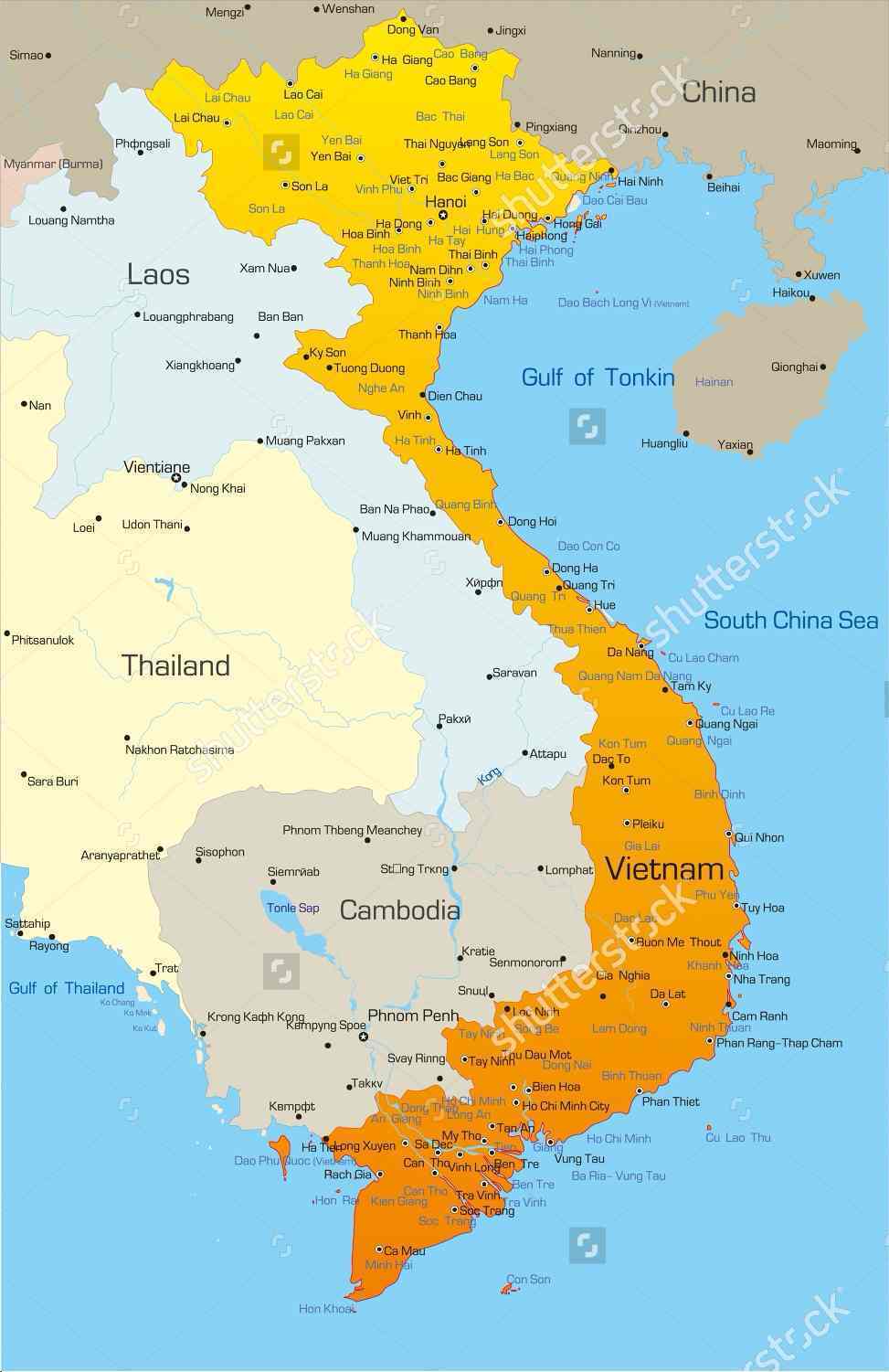 công ty bán bản đồ Việt Nam khổ lớn