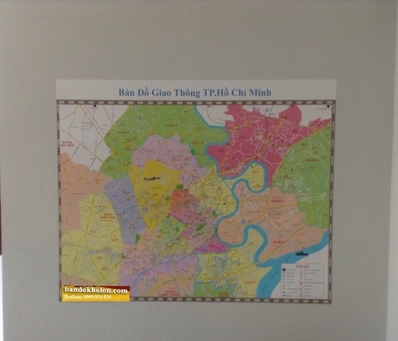 B&aacute;n bản đồ th&agrave;nh phố Hồ Ch&iacute; Minh