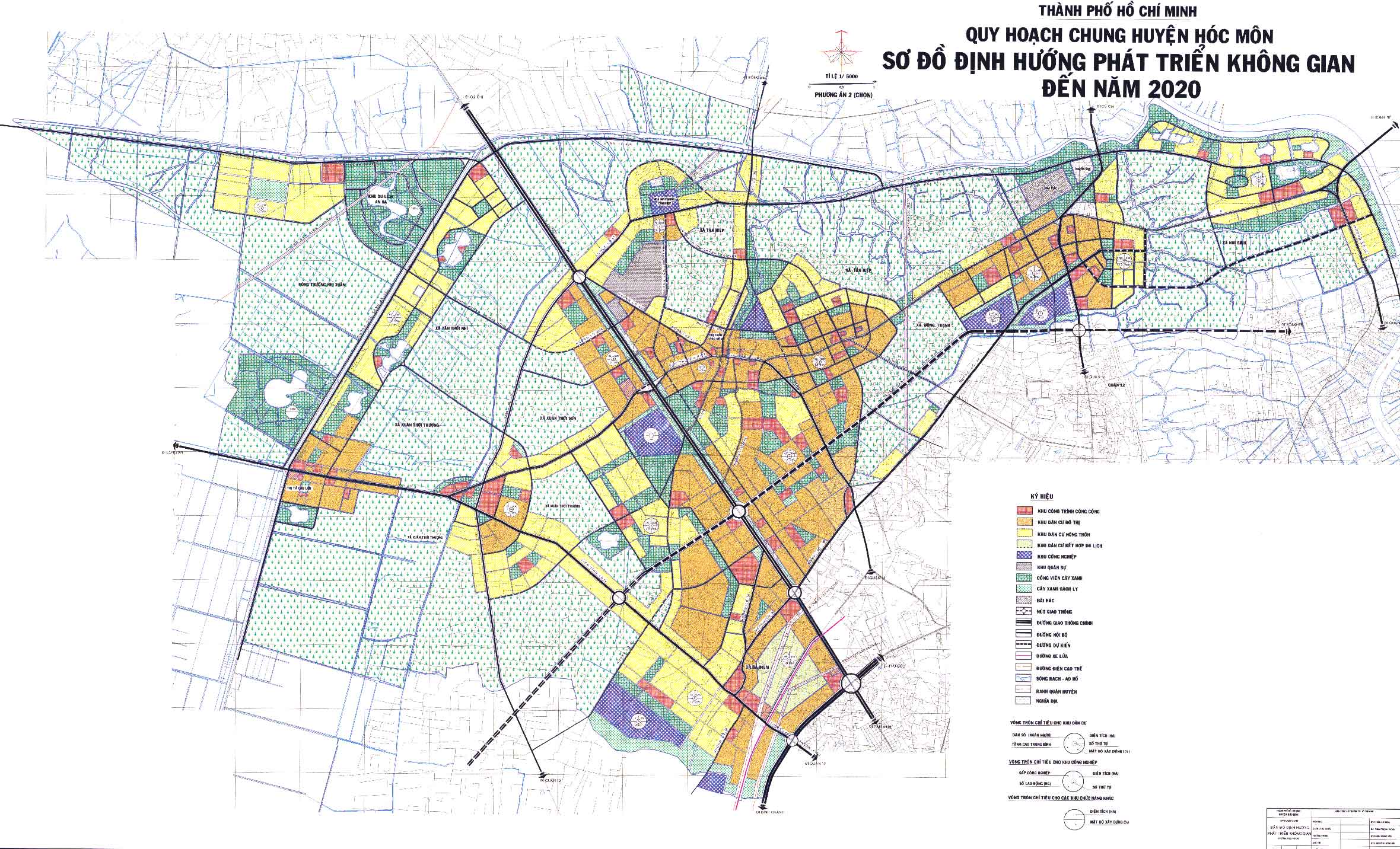 Bản đồ chi tiết quy hoạch huyện Hocmon tphcm