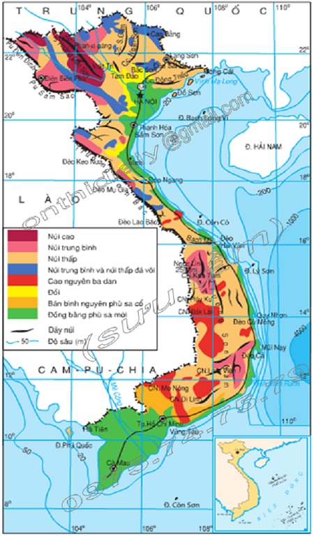Nguồn gốc phân chia bản đồ địa lý Việt Nam
