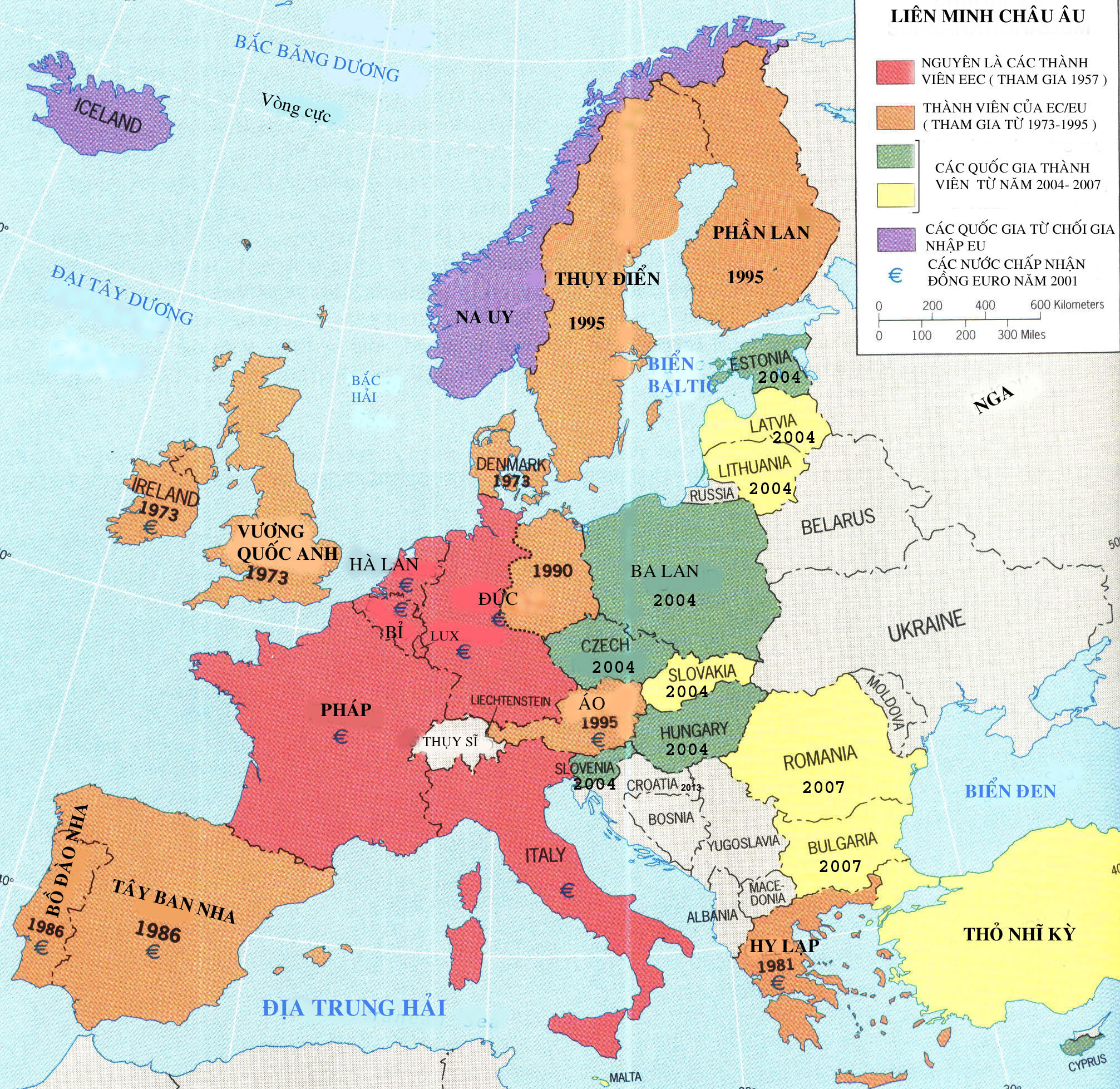Bản Đồ Châu Âu và Những Điểm Cần Lưu Ý