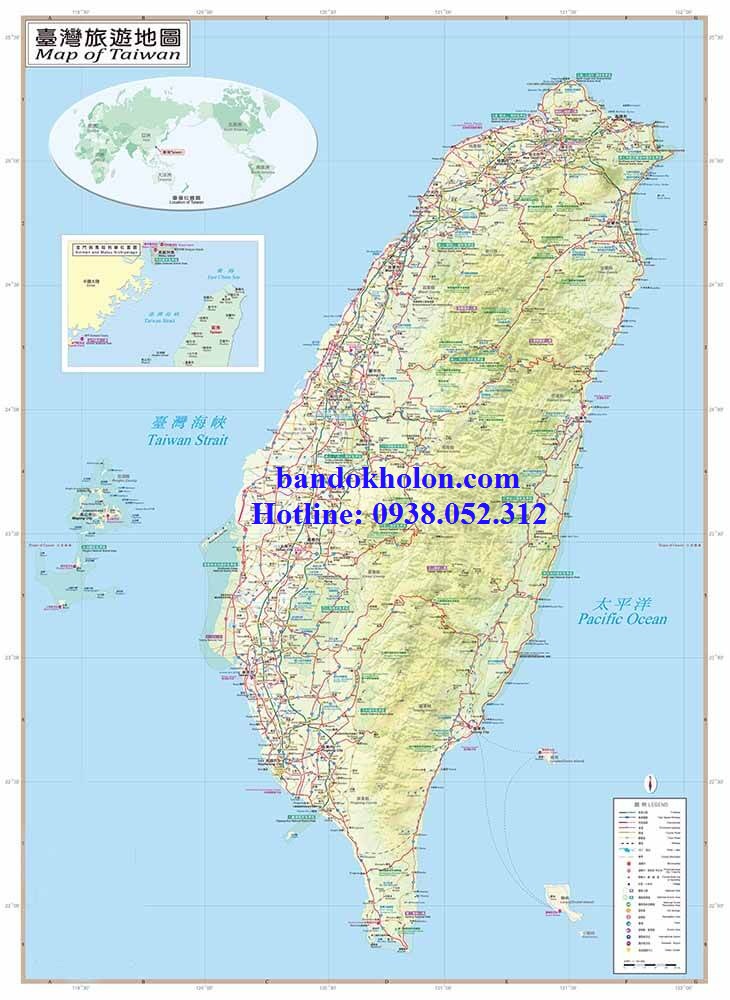 Bản Đồ Đài Loan