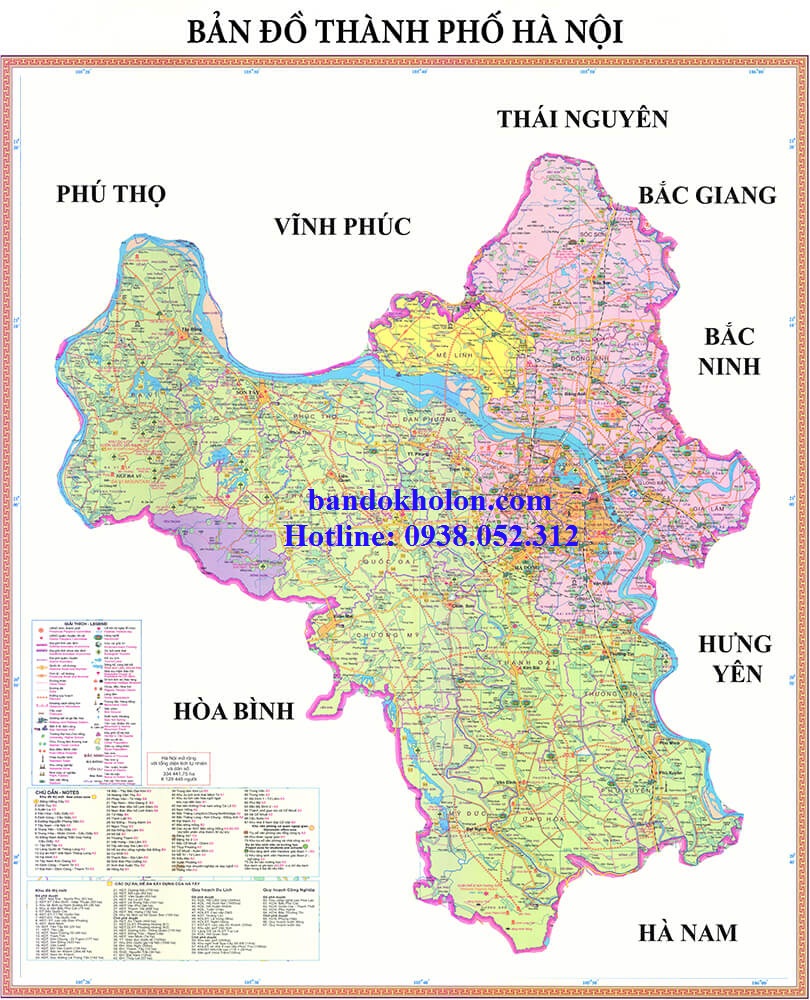 Bản Đồ Thành Phố Hà Nội