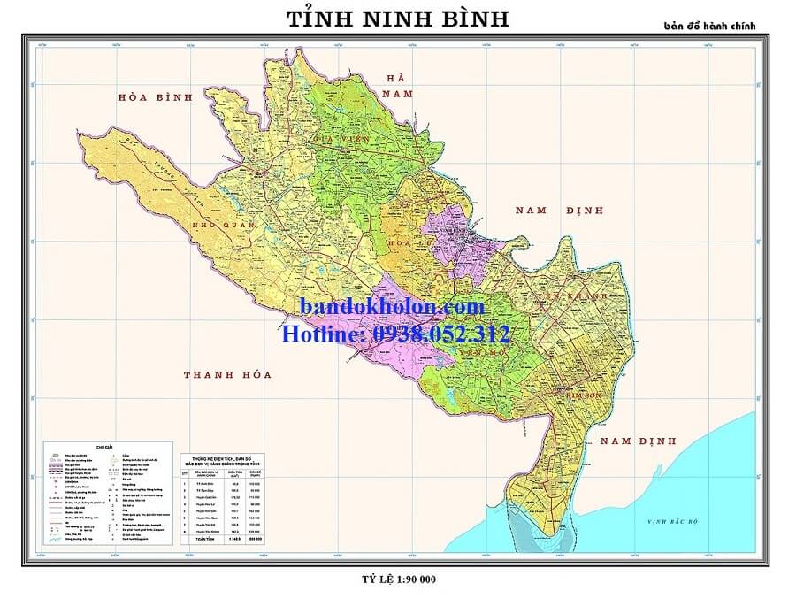 Bản Đồ Tỉnh Ninh Bình