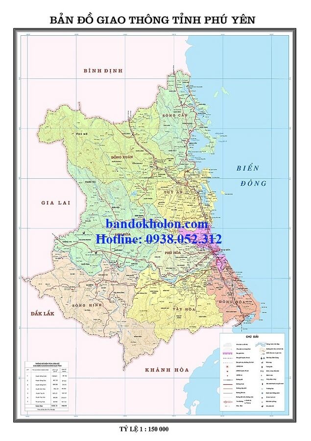 Bản Đồ Tỉnh Phú Yên