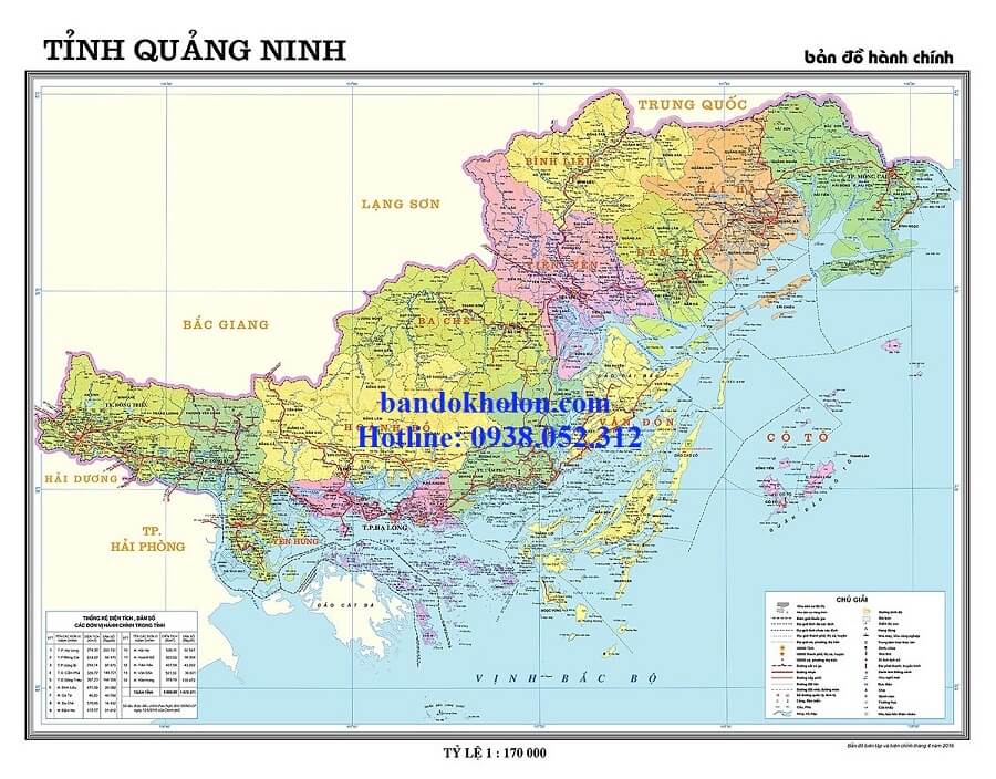 Bản Đồ Tỉnh Quảng Ninh