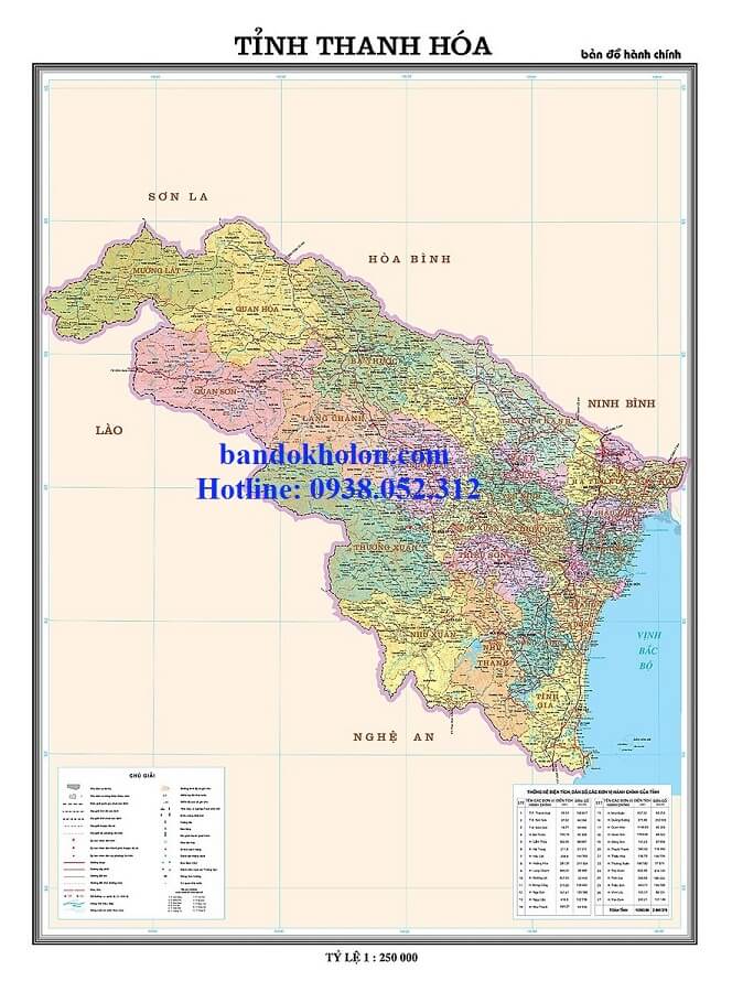 Bản Đồ Tỉnh Thanh Hóa