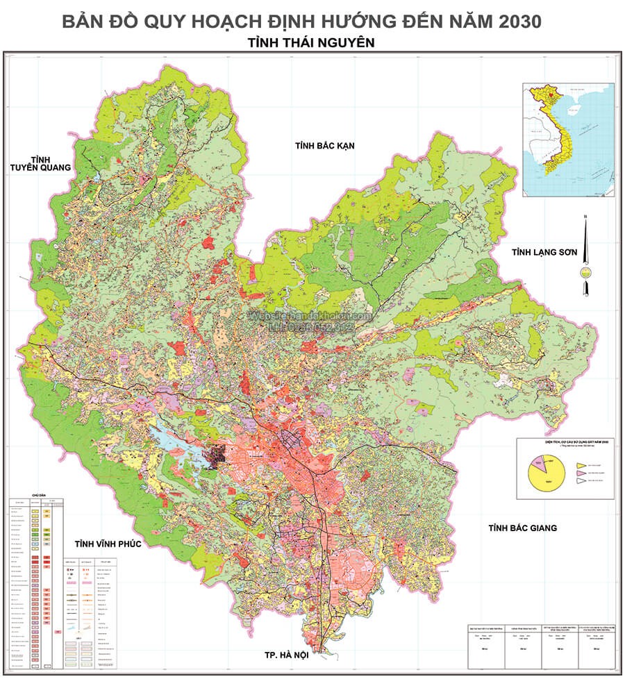 Bản Đồ Quy Hoạch Tỉnh Thái Nguyên
