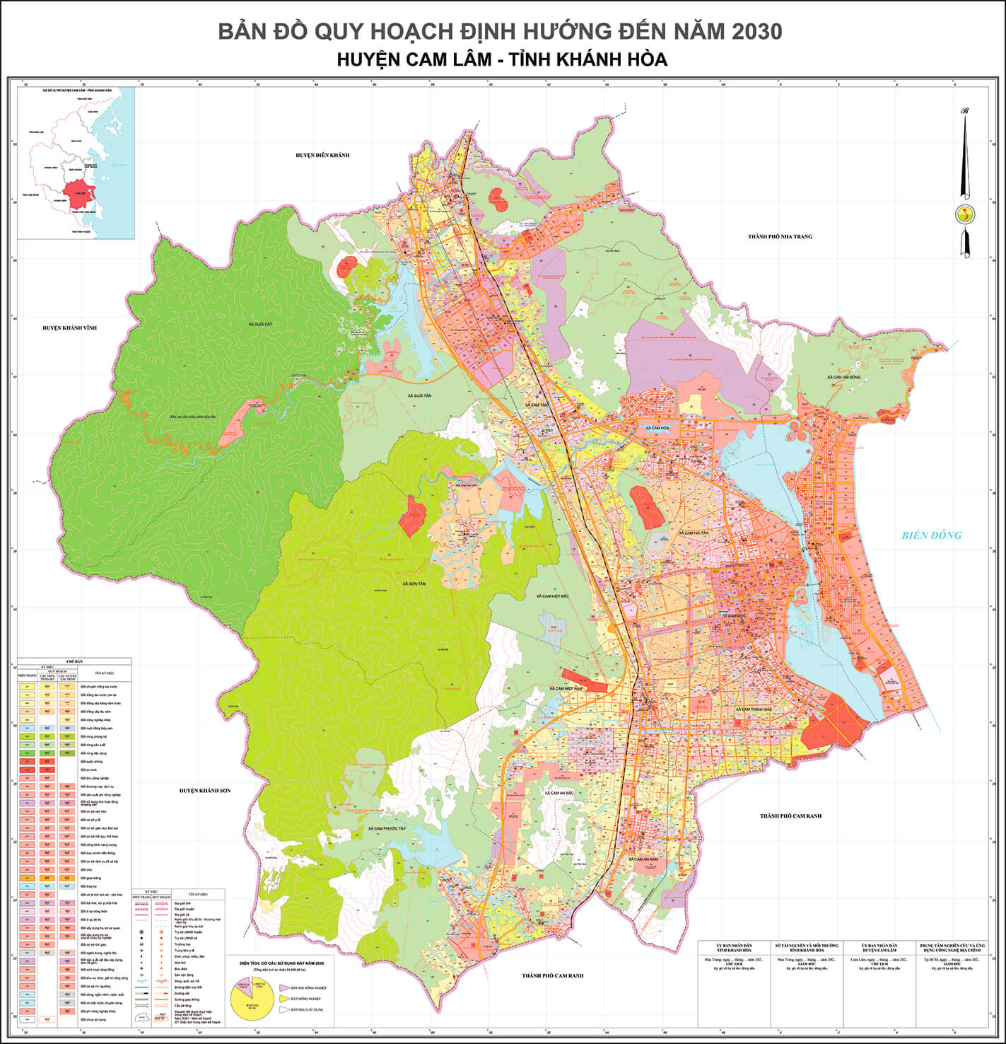Bản Đồ Quy Hoạch Huyện Khánh Vĩnh Tỉnh Khánh Hòa Đến Năm 2030