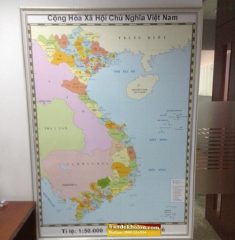 Bản Đồ Việt Nam Đóng Khung 09