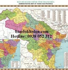 Bản Đồ Hành Chính Tỉnh Thanh Hóa