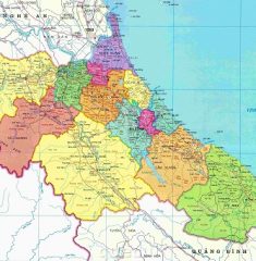 Bản Đồ Hành Chính Tỉnh Hà Tĩnh