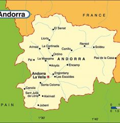 Bản đồ khổ lớn Andorra