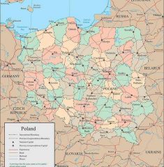 Bản đồ Ba Lan khổ lớn