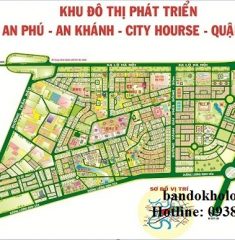 Bản đồ khu đô thị An Phú – An Khánh