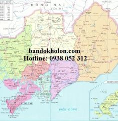 Bản Đồ Hành Chính Tỉnh Bà Rịa Vũng Tàu