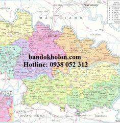 Bản Đồ Hành Chính Tỉnh Bắc Ninh