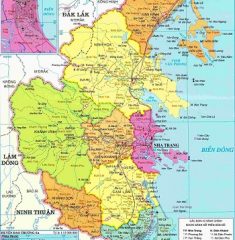 Bản Đồ Hành Chính Tỉnh Khánh Hòa