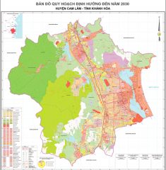 Bản Đồ Quy Hoạch Huyện Khánh Sơn Tỉnh Khánh Hòa Đến Năm 2030