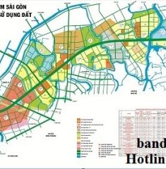 Bản đồ khổ lớn khu Nam Sài Gòn