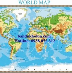 Bản đồ Thế Giới (Mẫu 19)