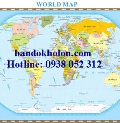 Bản đồ Thế Giới (Mẫu 26)