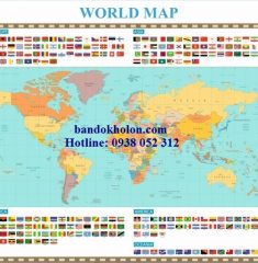 Bản đồ Thế Giới (Mẫu 35)
