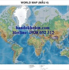 Bản đồ Thế Giới Mẫu 4