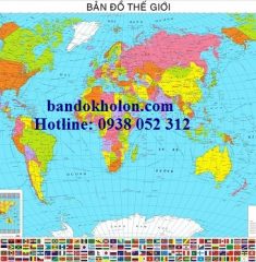 Bản đồ Thế Giới khổ lớn