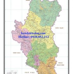 Bản Đồ Tỉnh Tuyên Quang Khổ Lớn