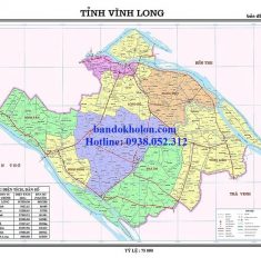Bản Đồ Tỉnh Vĩnh Long Khổ Lớn