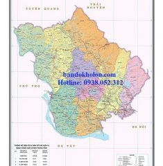 Bản Đồ Tỉnh Vĩnh Phúc Khổ Lớn