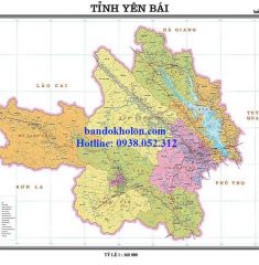 Bản Đồ Tỉnh Yên Bái Khổ Lớn