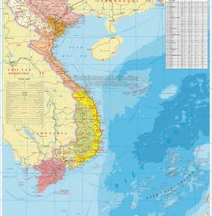 Bản đồ Việt Nam (Mẫu 4)